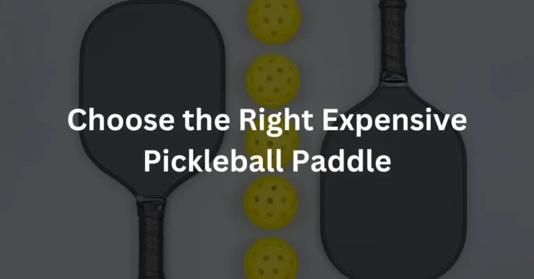 How to Choose the Right Expensive Pickleball Paddle?